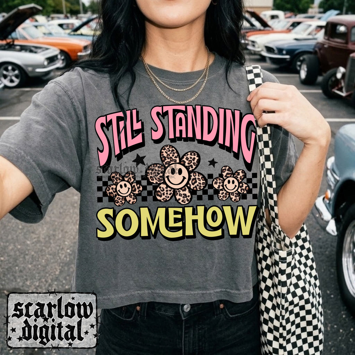 Still Standing Somehow PNG Digital Design