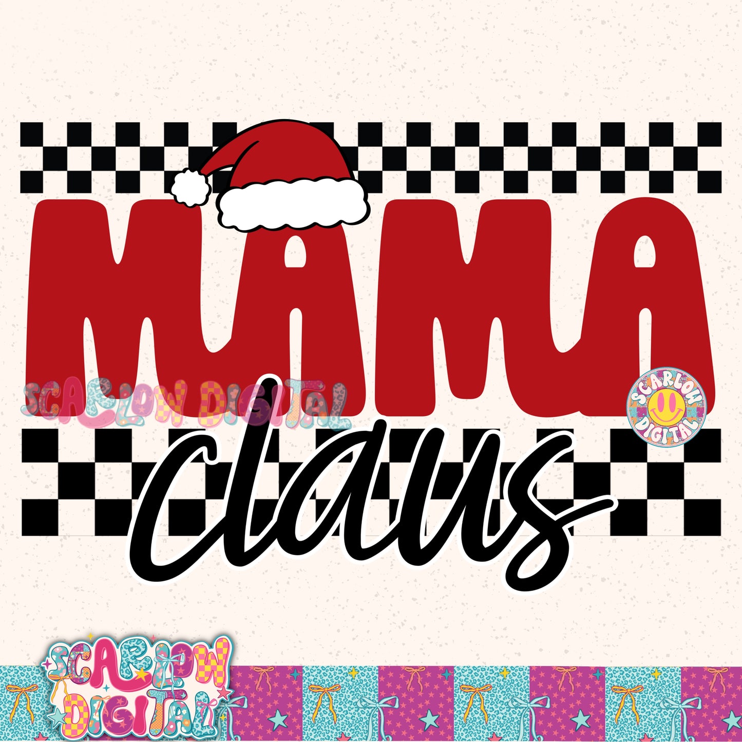 Mama Claus PNG Digital Design