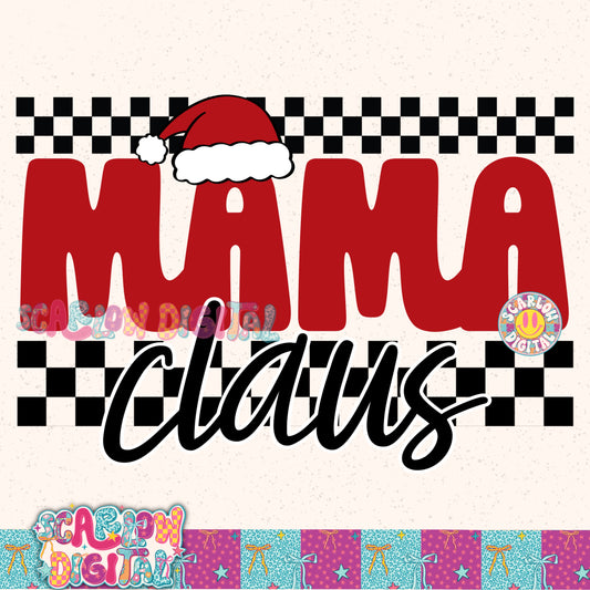 Mama Claus PNG Digital Design