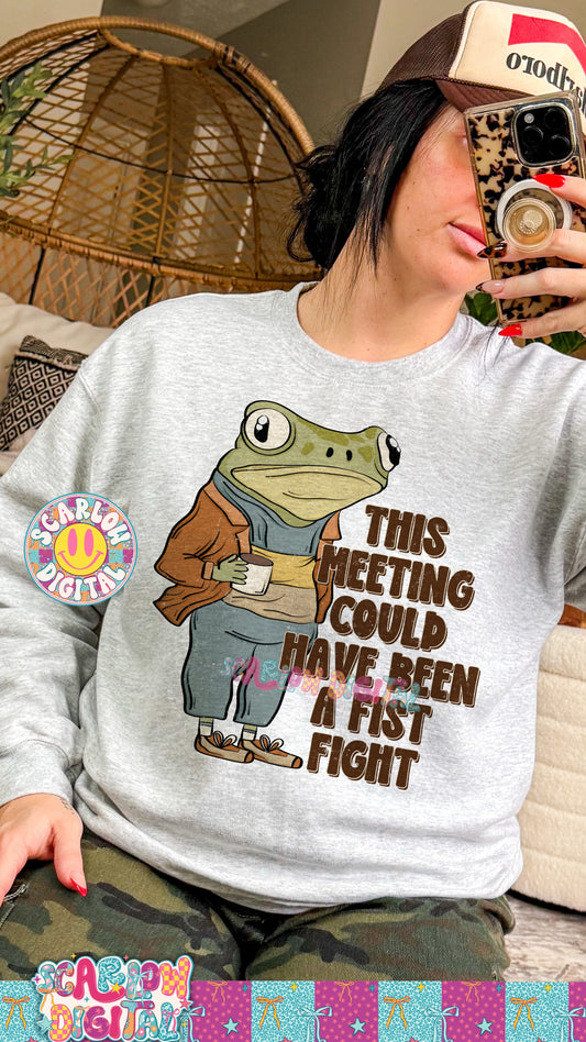 This Meeting Could Have Been a Fist Fight PNG Digital Design