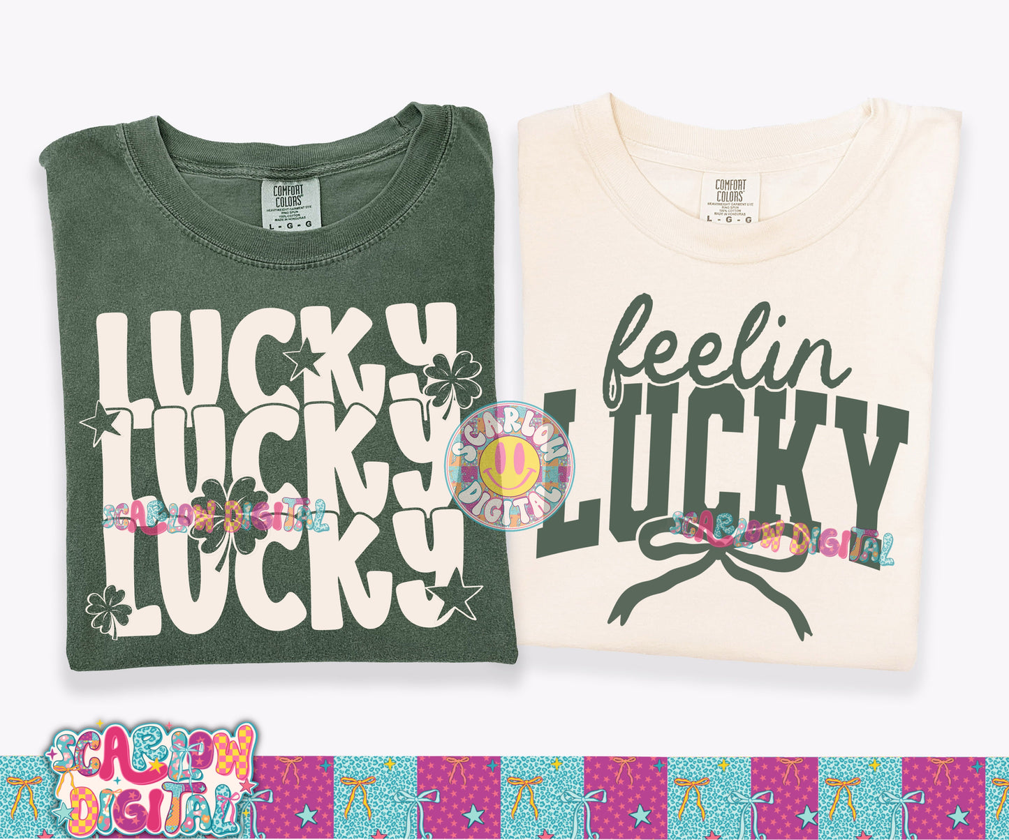 Lucky St Patty Day Bundle PNG Digital Design