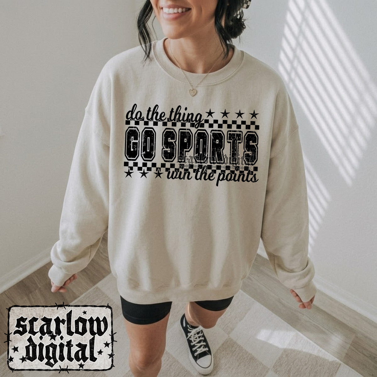 Go Sports Do the Thing Win the Points PNG Digital Design