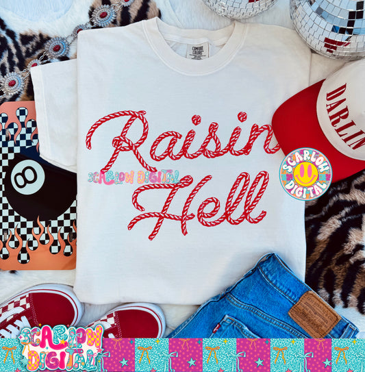 Raisin Hell PNG Digital Design