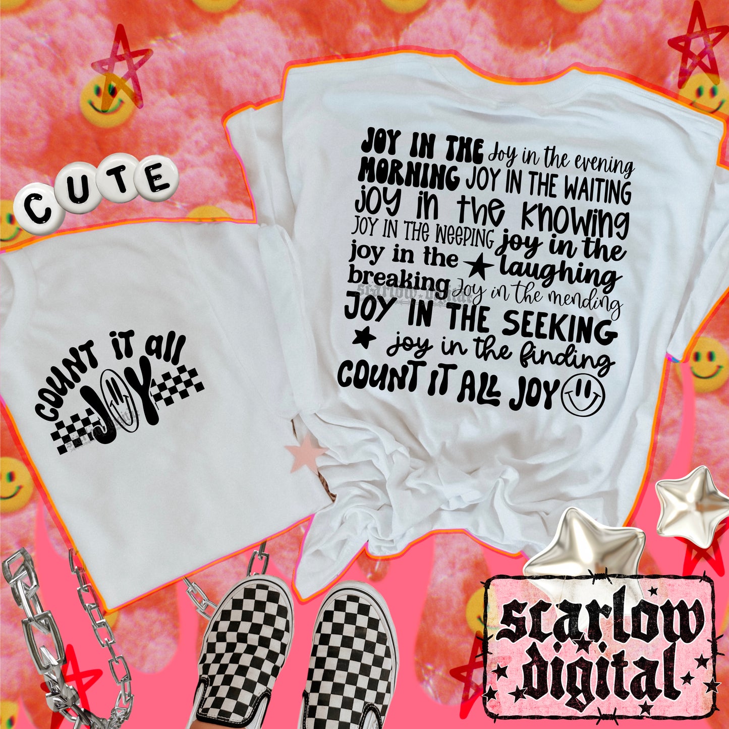 Count it All Joy PNG Digital Design Christian