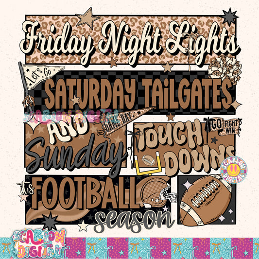 It's Football Season PNG Digital Design