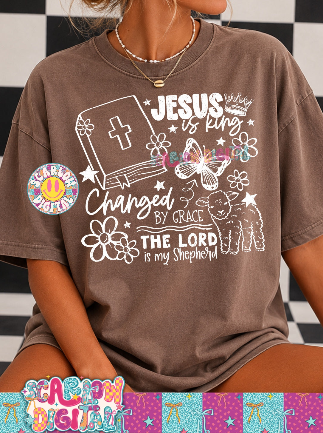 Jesus is King PNG Digital Design