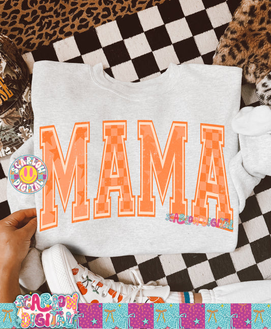 Orange Mama PNG Digital Design