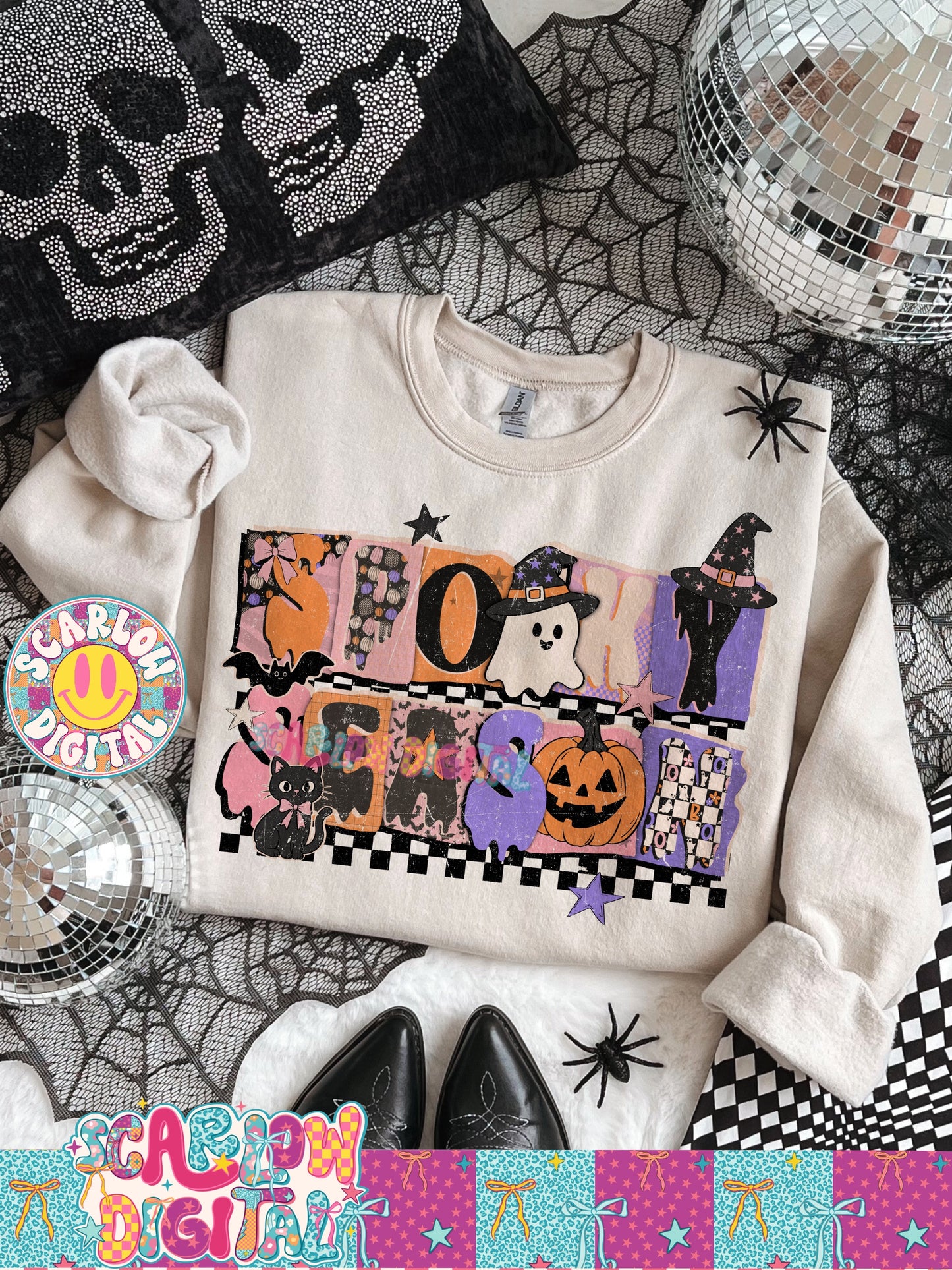 Spooky Season PNG Digital Design
