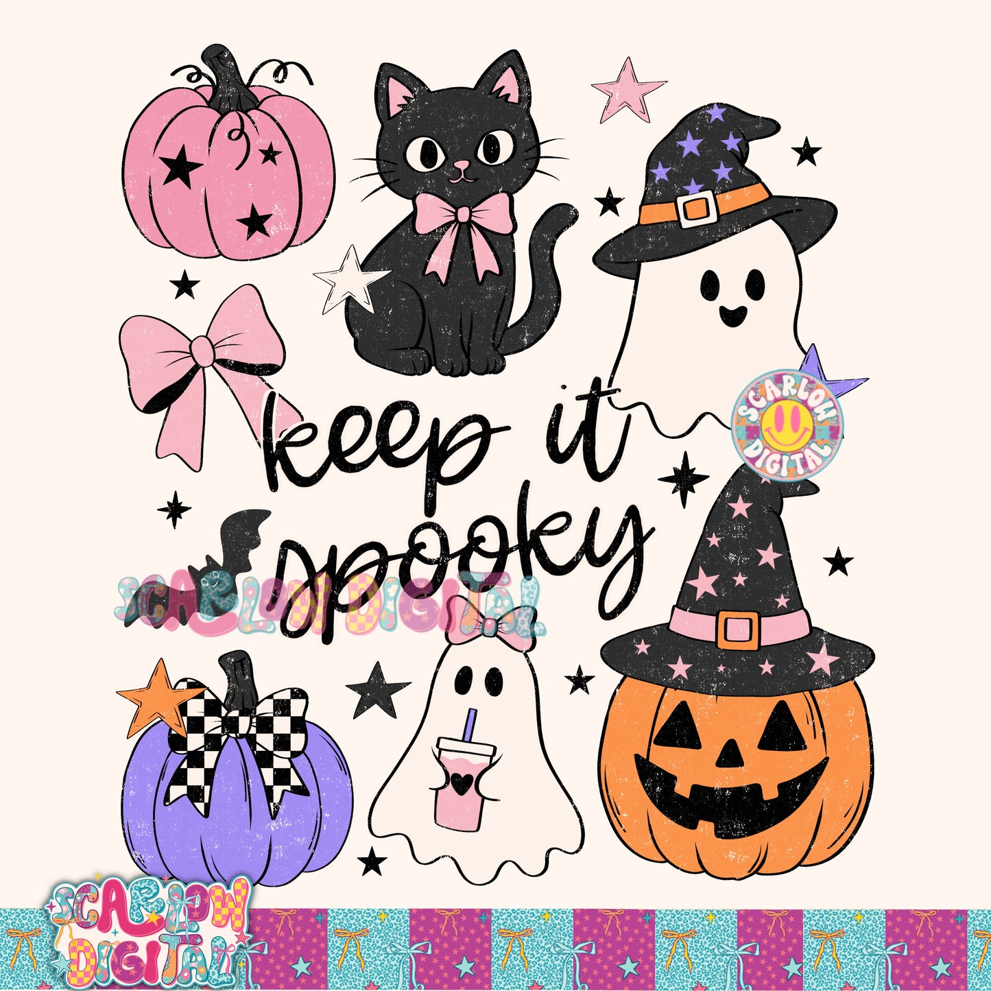 Keep it Spooky PNG Digital Design