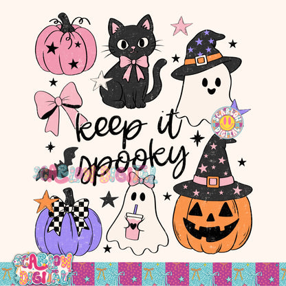 Keep it Spooky PNG Digital Design