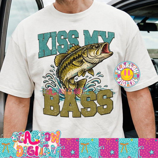 Kiss My Bass PNG Digital Design