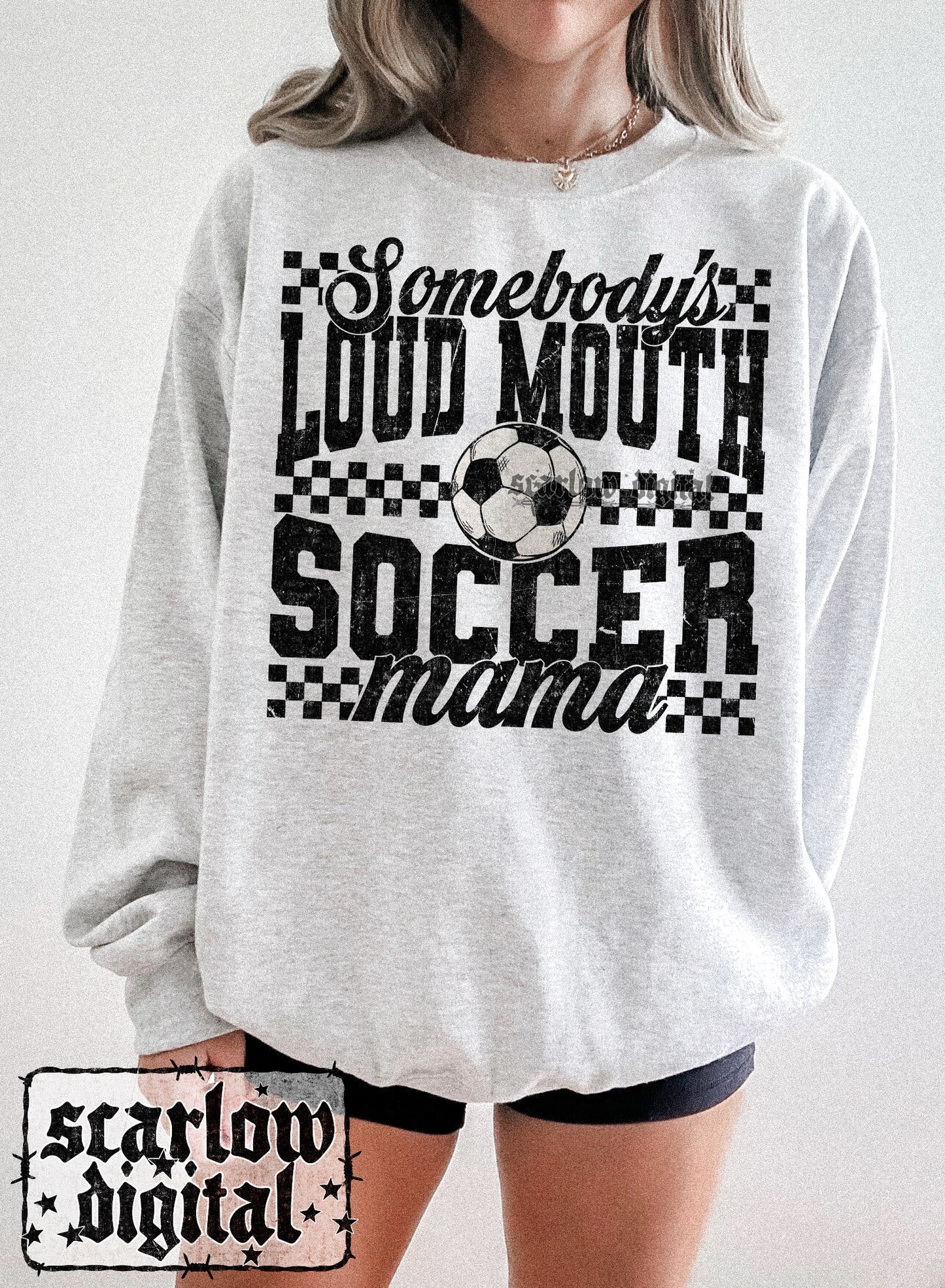 Soccer Mama PNG Digital Design