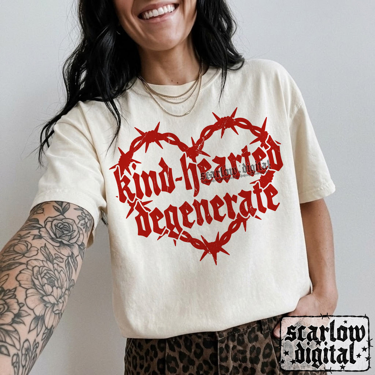 Kind-Hearted Degenerate PNG Digital Design
