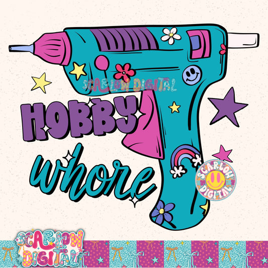 Hobby Whore PNG Digital Design
