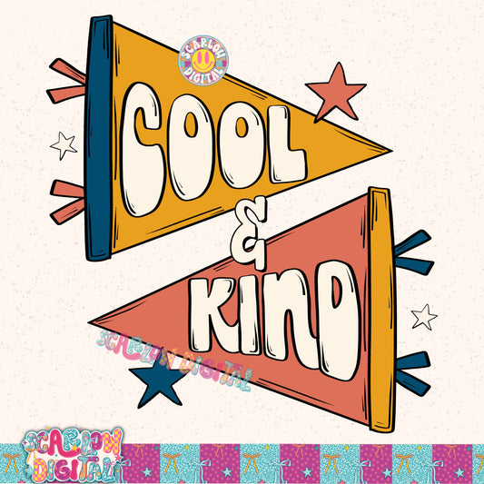 Cool and Kind PNG Digital Design