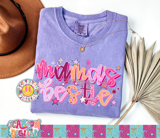 Mama's Bestie PNG Digital Design