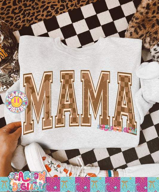Brown Mama PNG Digital Design