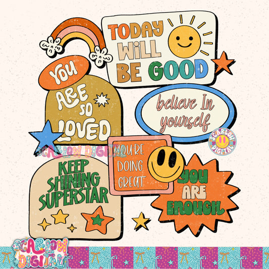 Today Will Be Good PNG Digital Design