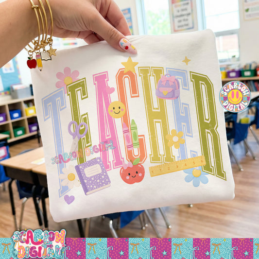 Teacher PNG Digital Design
