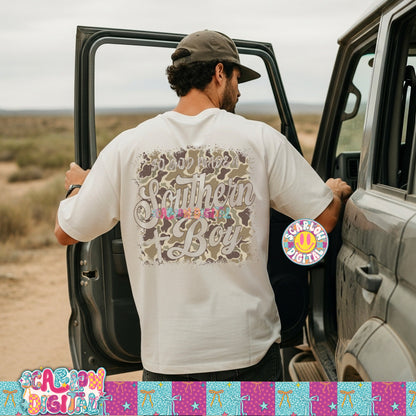 So God Made a Southern Boy PNG Digital Design