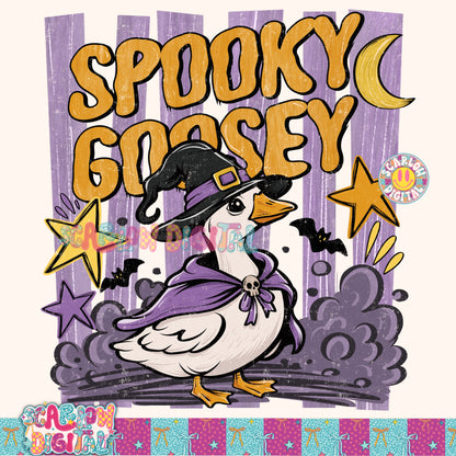 Spooky Goosey PNG Digital Design