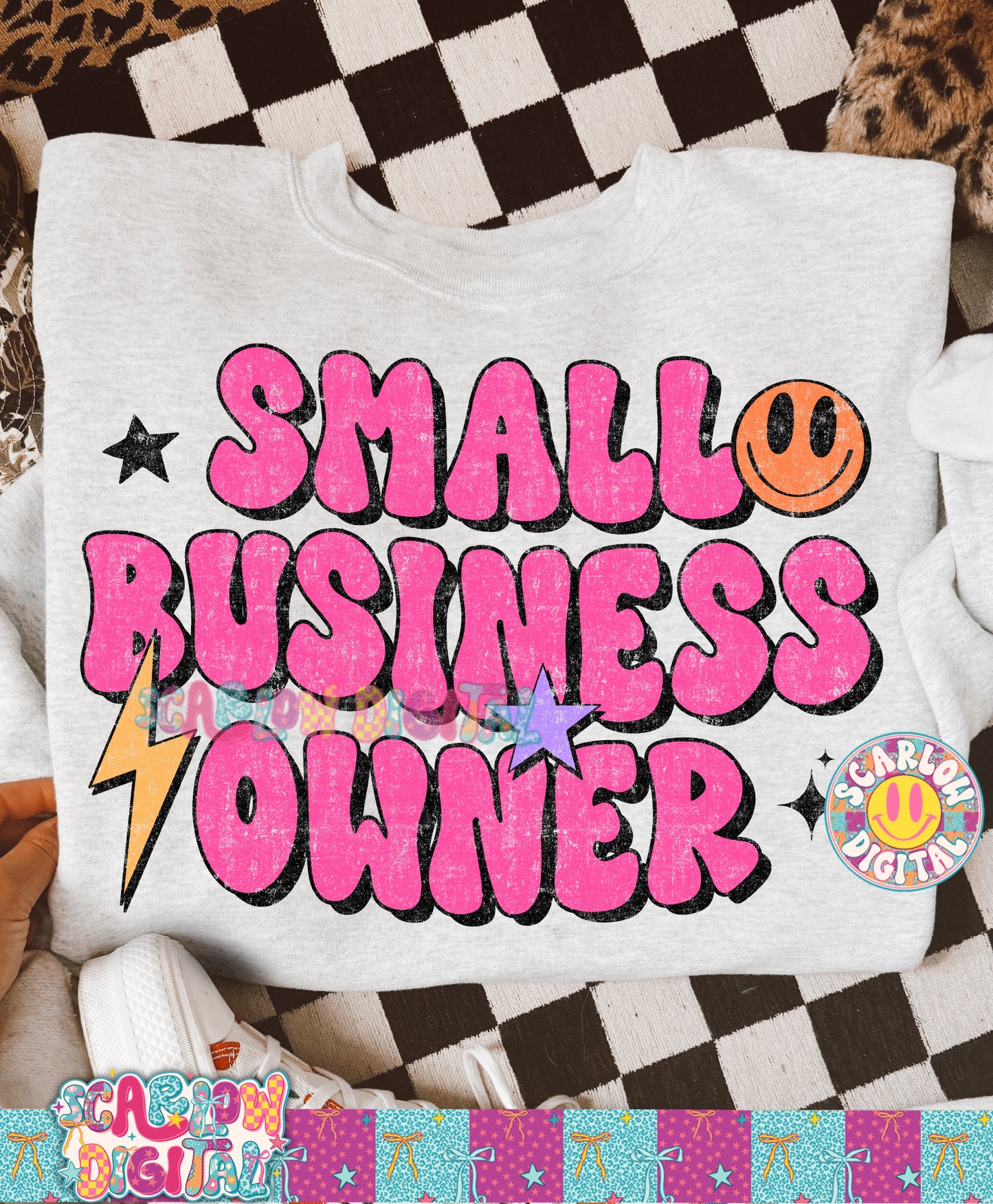Small Business Owner PNG Digital Design
