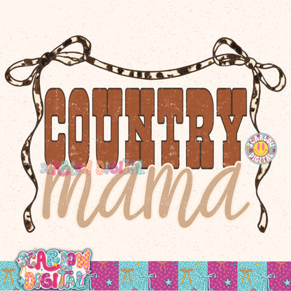 Country Mama PNG Digital Design