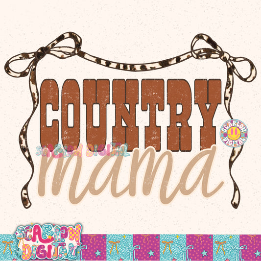 Country Mama PNG Digital Design