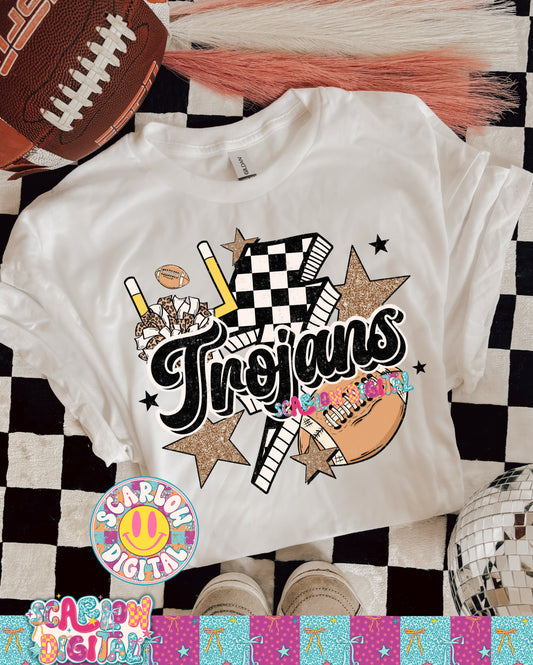 Trojans PNG Digital Design