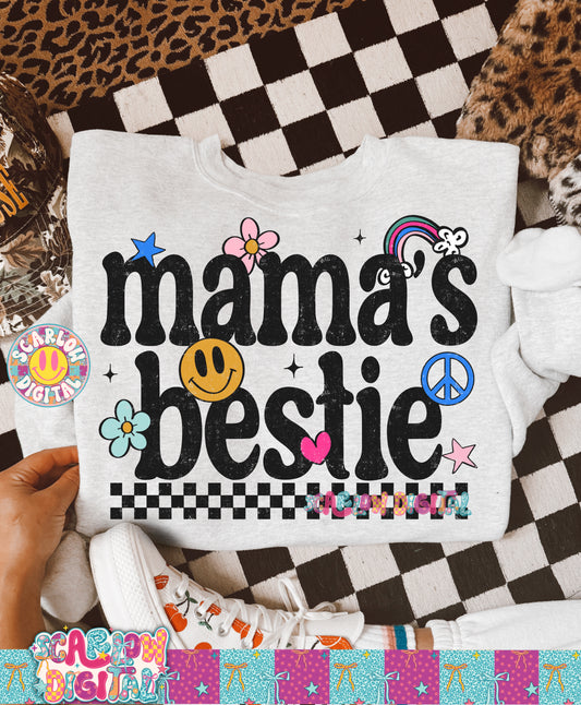 Mama's Bestie PNG Digital Design