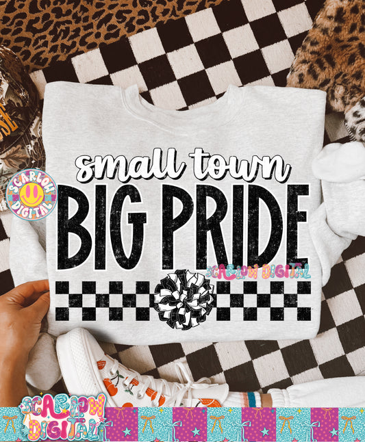 Small Town Big Pride Cheer PNG Digital Design