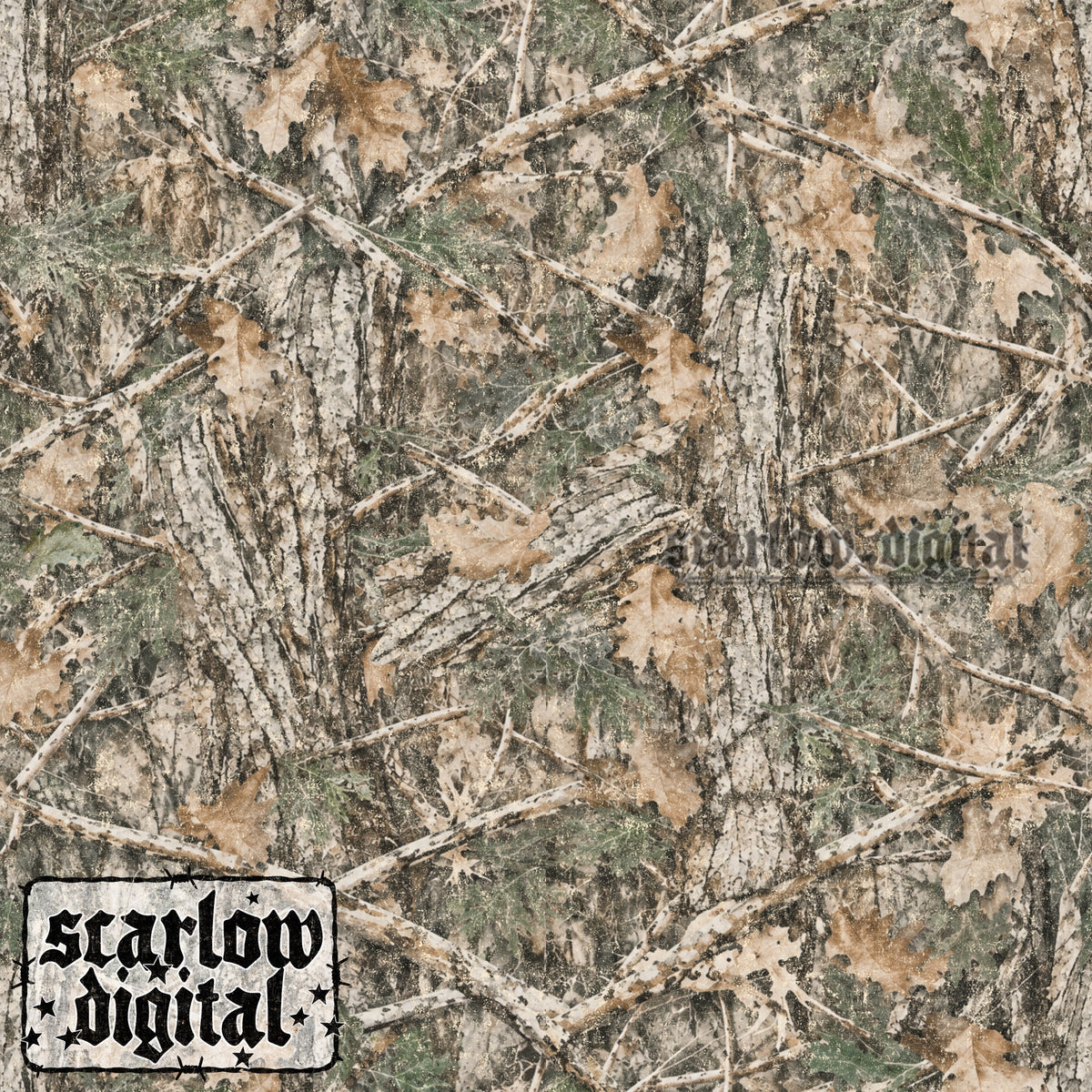 Camo Seamless Pattern Digital Design