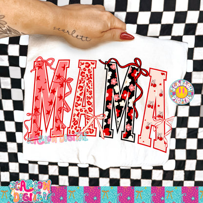 Cherry Mama PNG Digital Design