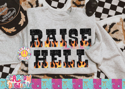 Raise Hell PNG Digital Design