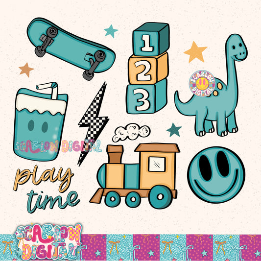Play Time PNG Digital Design