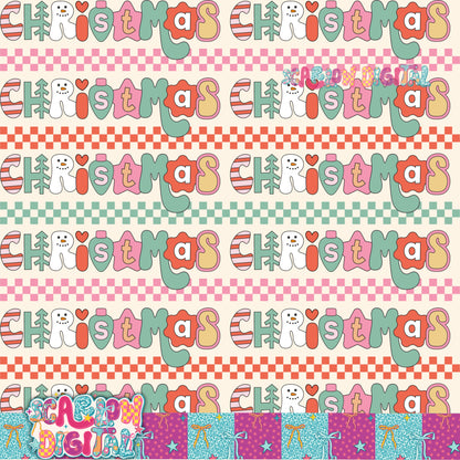 Christmas Seamless Pattern Digital Design