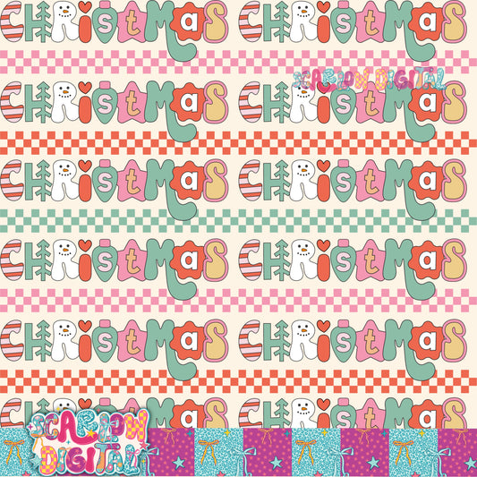 Christmas Seamless Pattern Digital Design