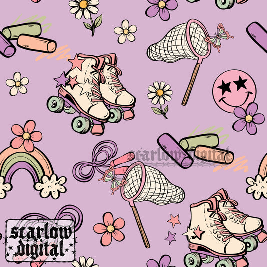 Playtime Seamless Pattern Digital Design