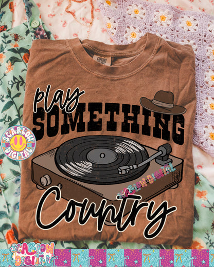 Play Something Country PNG Digital Design