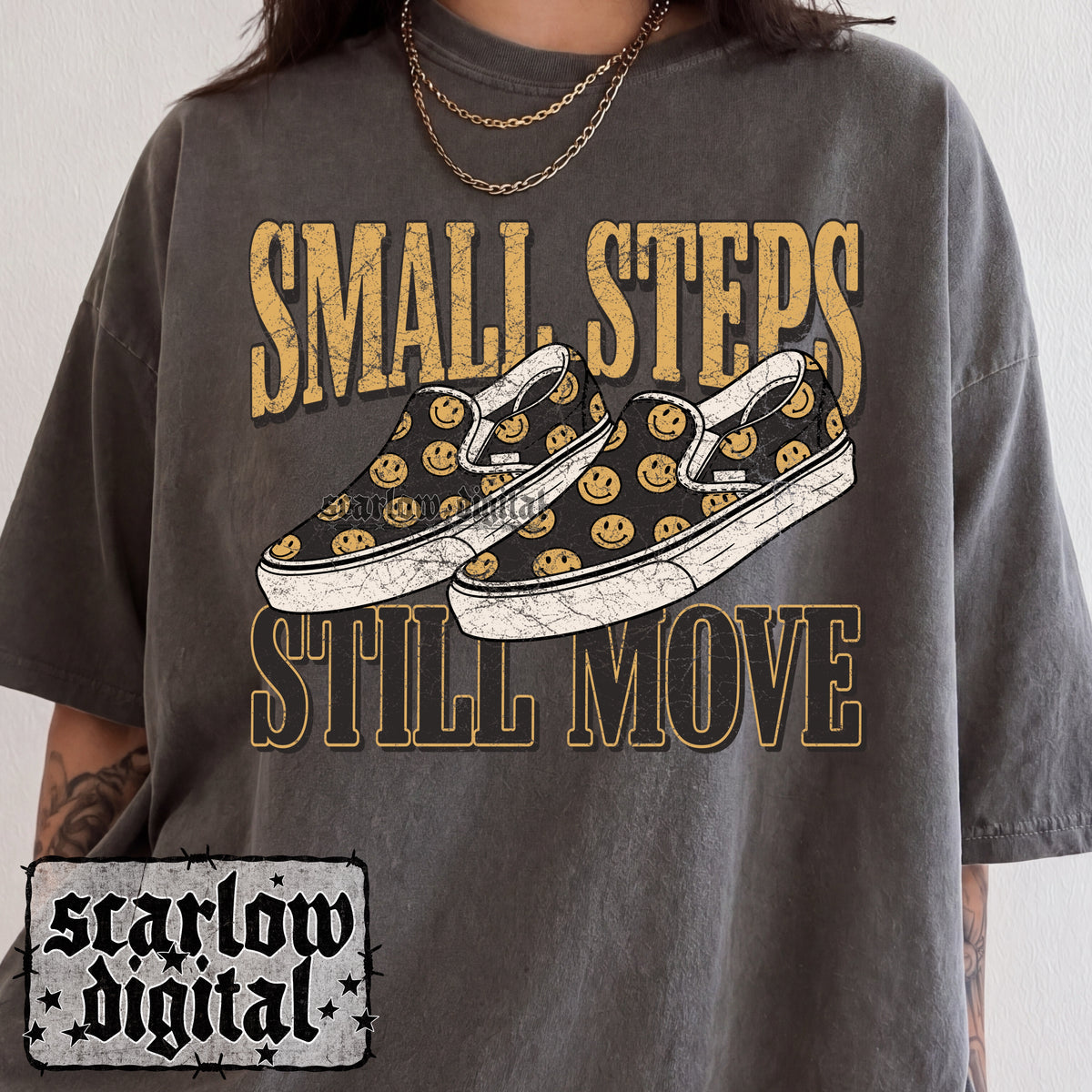 Small Steps Still Move PNG Digital Design