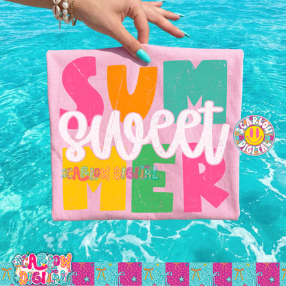 Sweet Summer PNG Digital Design