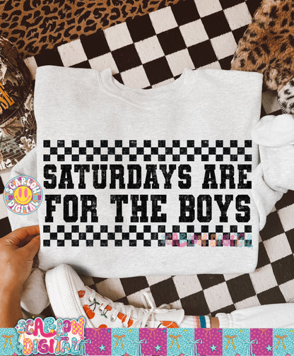 Saturdays Are For the Boys PNG Digital Design