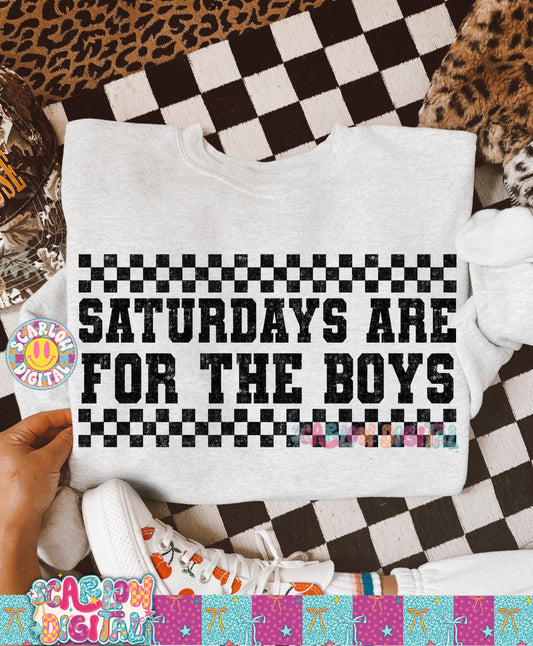Saturdays Are For the Boys PNG Digital Design