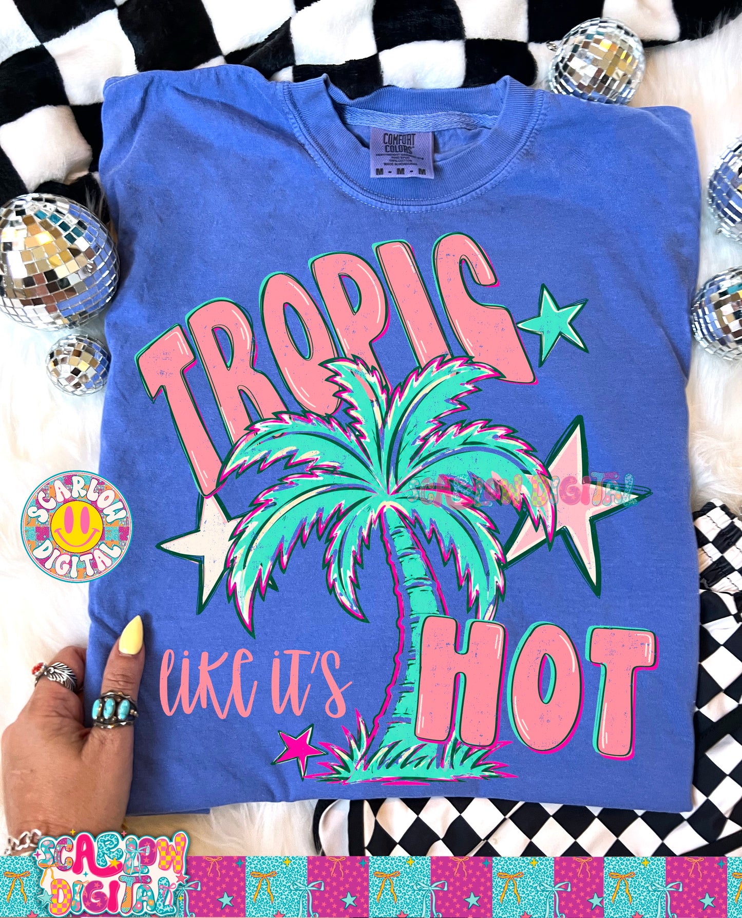 Tropic Like It's Hot PNG Digital Design