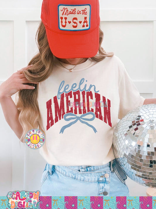 Feelin American PNG Digital Design