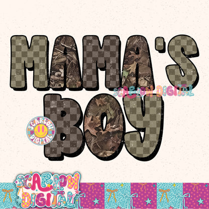 ✨NEW NEW NEW✨ Camo Mama's Boy PNG Digital Design