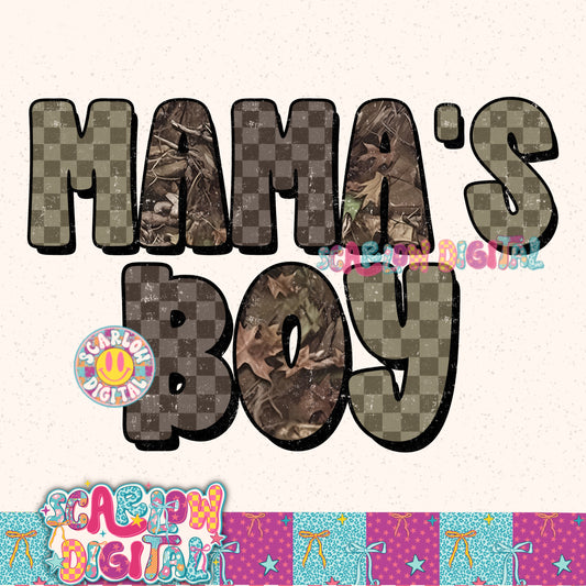 ✨NEW NEW NEW✨ Camo Mama's Boy PNG Digital Design