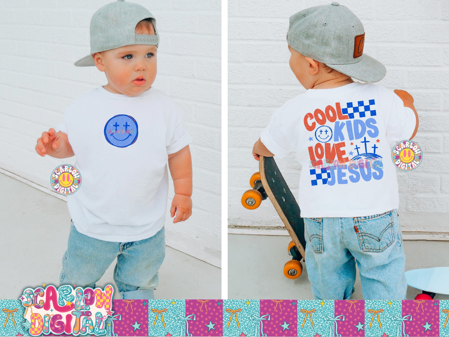Cool Kids Love Jesus (Boy Version) PNG Digital Design