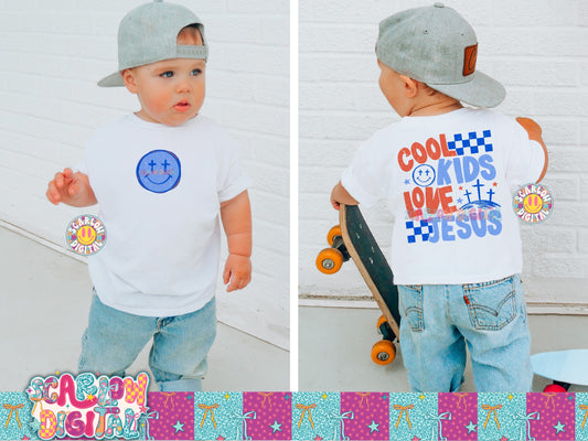 Cool Kids Love Jesus (Boy Version) PNG Digital Design
