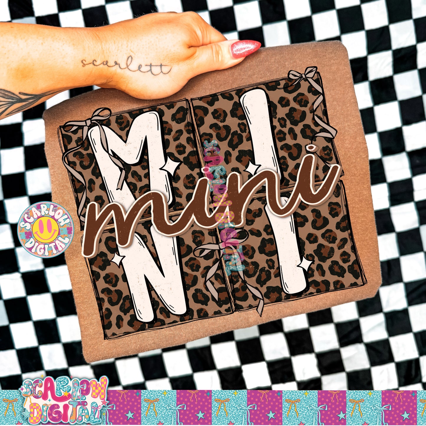 Leopard Mini PNG Digital Design